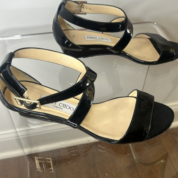 Jimmy Choo Low Wedge Sandal - Picture 3 of 11